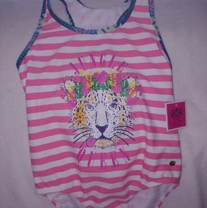 Girls "Jungle Queen" Swim Suit (New with Tags)